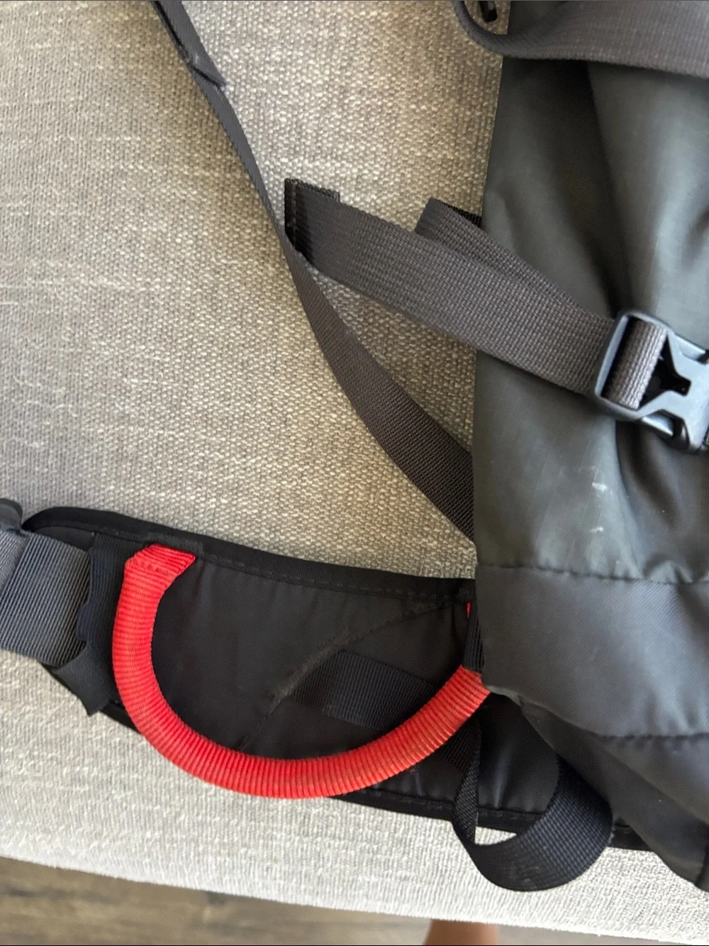 The North Face Black Backpack with Red Accents - Men's Hiking Pack